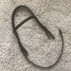 Vespucci black Cob bridle pieces